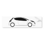 PEUGEOT 207 BUMPER STICKER