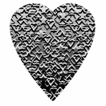 Pewter Love Heart! Pin or Keychain or Magnet photo sculptures by PsyborgAli Pewter Love Heart! Pin or Keychain or Magnet photo sculptures