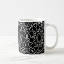 Pewter Perfection Ornate Coffee Mug
