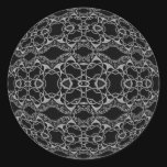 Pewter Perfection Round Sticker