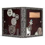 Pewter Steampunk Binder 1"