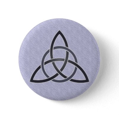 Pewter Trinity Knot Button by FogWeaver