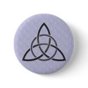 Pewter Trinity Knot Button by FogWeaver Pewter Trinity Knot Button