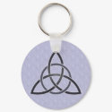 Pewter Trinity Knot Keychain by FogWeaver Pewter Trinity Knot Keychain