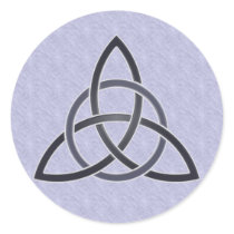 Pewter Trinity Knot Stickers
