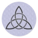 Pewter Trinity Knot Stickers by FogWeaver Pewter Trinity Knot Stickers