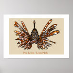 Pez León/Lion Fish posters