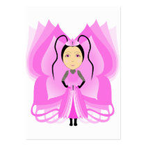 Pezzottaite Butterfly Princess Business Card Template