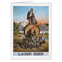 Pfaff Lager Beer - Vintage Ad 1800s cards