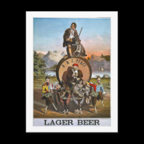 Pfaff Lager Beer - Vintage Ad 1800s postcards