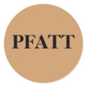 PFATT- Primitive Folk Art Trinkets and Treasures stickers by disgustedcats PFATT- Primitive Folk Art Trinkets and Treasures stickers