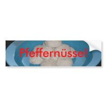 Pfeffernüsse! bumper stickers