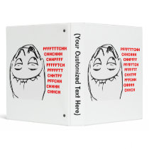 PFFTCH Laughing Rage Face Comic Meme 3 Ring Binders