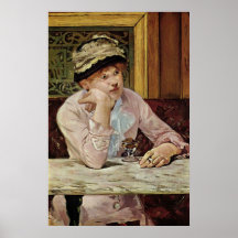Pflaume by Edouard Manet Print