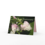 PG Hydrangea Happy Anniversary Oil Painting Greeting Cards
