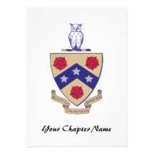 PGD Coat of Arms Custom Invitations