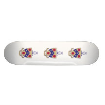 PGD Coat of Arms Custom Skateboard