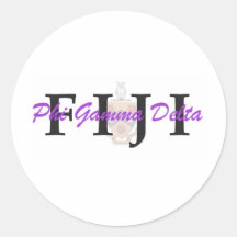 PGD FIJI ROUND STICKER