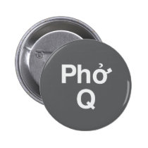 Phở Q in Grey buttons