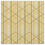 PH&D Modern Plaid Stripe Fabric Daffodil Yellow
