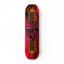 PHAHQ2 skateboard red marble 02 by Studio16a PHAHQ2 skateboard red marble 02