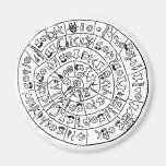 Phaistos disc refrigerator magnet