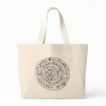 Phaistos disk canvas bags