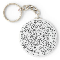 Phaistos disk key chains