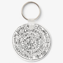 Phaistos disk keychains