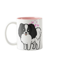 Phalene / Japanese Chin Love Mugs
