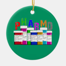 PhamD  Prescription Christmas Ornament