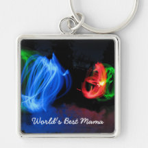 Phantom Lights; Happy Mother's Day Keychain
