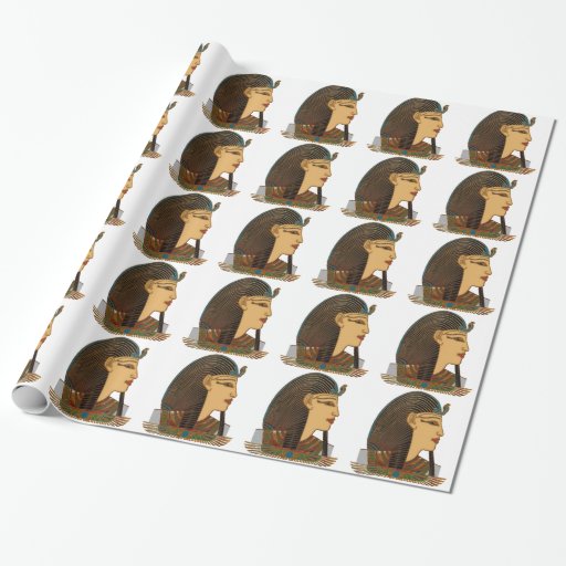 Pharaoh Egyptian Folk Art Wrapping Paper Zazzle