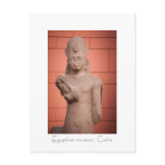 Pharaoh statue at Egyptian museum, Cairo, Egypt postcards