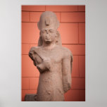 Pharaoh statue at Egyptian museum, Cairo, Egypt posters