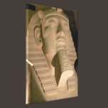 Pharaoh Statuette Stretched Canvas Print canvas prints