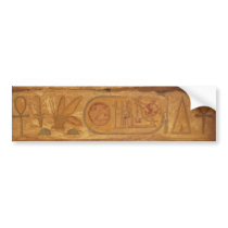 Pharaohnic Hieroglyphics, Karnak Temple picture Bumper Stickers