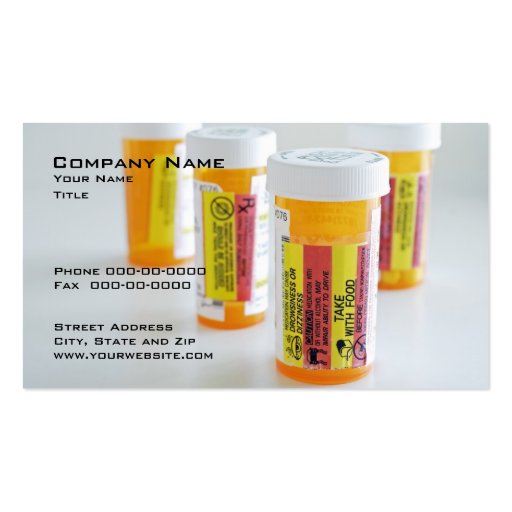 Pharmaceutical Business Card (front side)