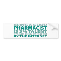 Pharmacist 3% Talent Bumper Stickers