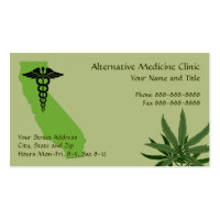 Pharmacist Alternative Medicine Marijuana Card Business Card Templates