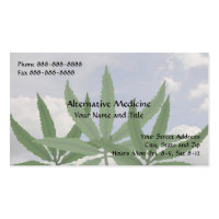 Pharmacist Alternative Medicine Marijuana Card Business Card Templates