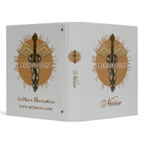 Pharmacist Caduceus binders