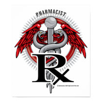 Pharmacist Caduceus posters by fightcancertees Pharmacist Caduceus posters