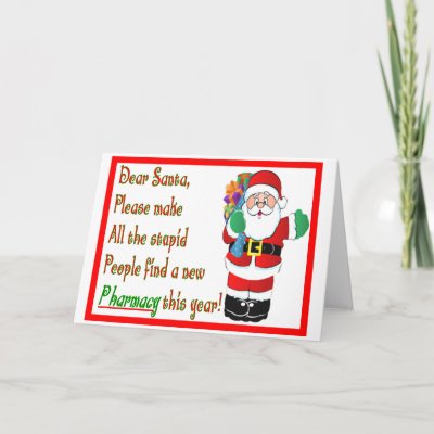 Pharmacist Christmas Cards & Gifts