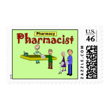 Pharmacist Custom Designed Postage Stamps