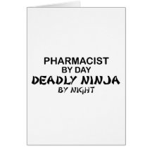 Pharmacist Deadly Ninja by Night Cards