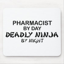 Pharmacist Deadly Ninja by Night Mouse Mat