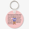 Pharmacist Gifts "Brink of Insanity" Story Art keychains