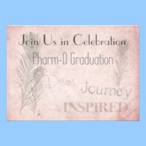 Pharmacist Graduation Invitations Soft Romance invitations