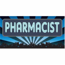 Pharmacist Marquee photo sculptures